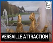 Versailles&#39;s Apollo fountain restored ahead of Olympics&#60;br/&#62;&#60;br/&#62;The Fountain of Apollo at Chateau de Versailles, inspired by the sun god, is now operational after two years of restoration, just in time for the Paris Olympic and Paralympic Games equestrian events this summer.&#60;br/&#62;&#60;br/&#62;Video by AFP&#60;br/&#62;&#60;br/&#62;&#60;br/&#62;Subscribe to The Manila Times Channel - https://tmt.ph/YTSubscribe &#60;br/&#62; &#60;br/&#62;Visit our website at https://www.manilatimes.net &#60;br/&#62;&#60;br/&#62;Follow us: &#60;br/&#62;Facebook - https://tmt.ph/facebook &#60;br/&#62;Instagram - https://tmt.ph/instagram &#60;br/&#62;Twitter - https://tmt.ph/twitter &#60;br/&#62;DailyMotion - https://tmt.ph/dailymotion &#60;br/&#62; &#60;br/&#62;Subscribe to our Digital Edition - https://tmt.ph/digital &#60;br/&#62; &#60;br/&#62;Check out our Podcasts: &#60;br/&#62;Spotify - https://tmt.ph/spotify &#60;br/&#62;Apple Podcasts - https://tmt.ph/applepodcasts &#60;br/&#62;Amazon Music - https://tmt.ph/amazonmusic &#60;br/&#62;Deezer: https://tmt.ph/deezer &#60;br/&#62;Tune In: https://tmt.ph/tunein&#60;br/&#62; &#60;br/&#62;#TheManilaTimes&#60;br/&#62;#tmtnews&#60;br/&#62;#versailles &#60;br/&#62;#paris2024