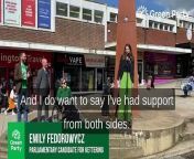 Emily Fedorowycz announced as Kettering Green election candidate from green screen pelones