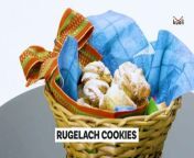 Rugelach Cookies from pinata cookie cutter