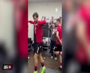 Georgia's viral locker room celebration from get out of my room im playing minecraft mp3