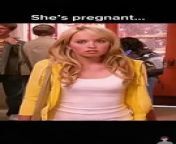 She’s pregnant…