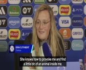 Chelsea&#39;s Erin Cuthbert says Emma Hayes knows how &#39;to provoke her&#39; into playing at her best