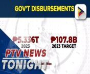 Gov’t full-year disbursements exceed target by 2.1%