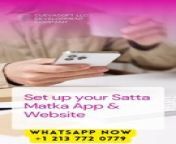 Satta Matka App Development Company&#60;br/&#62;Satta Matka App Developer jaipur&#60;br/&#62;Satta Matka App Source Code&#60;br/&#62;Readymade Satta Matka App &#60;br/&#62;&#60;br/&#62;To get free demo or to buy script contact us on whatsapp, our whatsapp contact number is +12137720779 or &#60;br/&#62;visit our website :- https://cuevasoft.com/satta-matka-development.php&#60;br/&#62;&#60;br/&#62;#matkaappdevelopment #sattamatkaappscript #sattamatkaappsourcecode