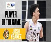UAAP Player of the Game Highlights: Josh Ybañez shows MVP form for UST in Adamson beatdown from form 10091
