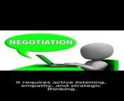 Negotiation is a delicate dance of give and take. It requires active listening, empathy, and strategic thinking. Setting clear objectives and understanding the other party&#39;s needs are crucial. Maintaining a calm and composed demeanor can help build trust and rapport. It&#39;s important to be flexible and open to compromise, while also standing firm on key points. Finding common ground and creating win-win solutions can lead to successful negotiations. Practice, preparation, and patience are key to mastering the art of negotiation.